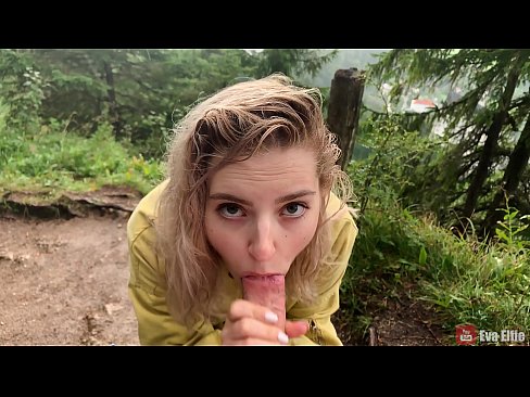 ❤️ Girl swallows cum after a public blowjob - Eva Elfi ❤❌ Sex video at us ☑